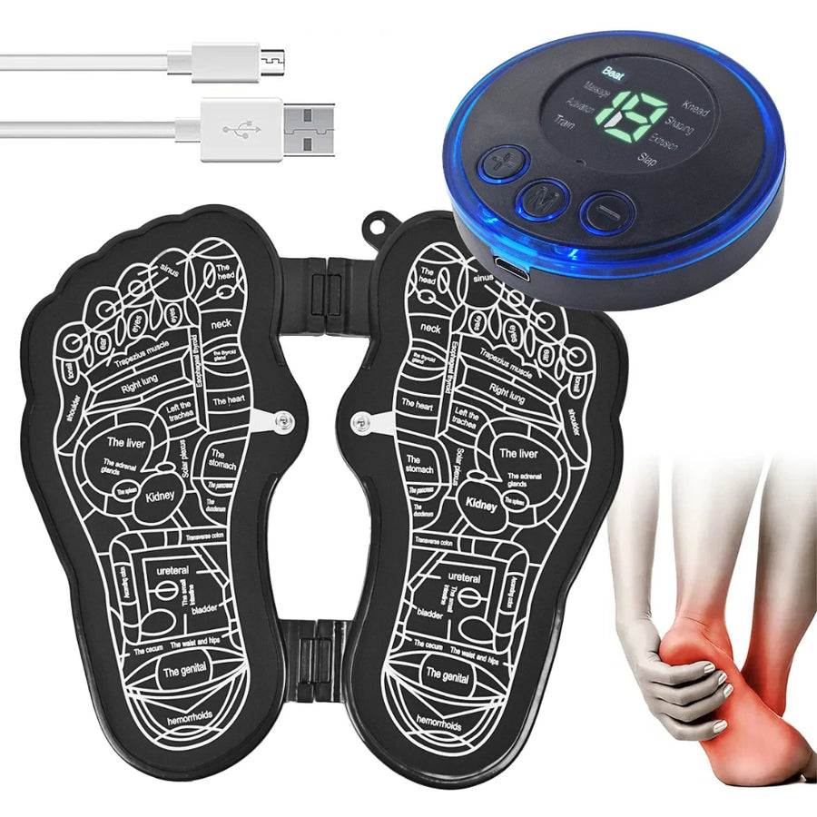 Tapis de massage EMS : Rétabli la circulation 𩞠Soulage la douleurs