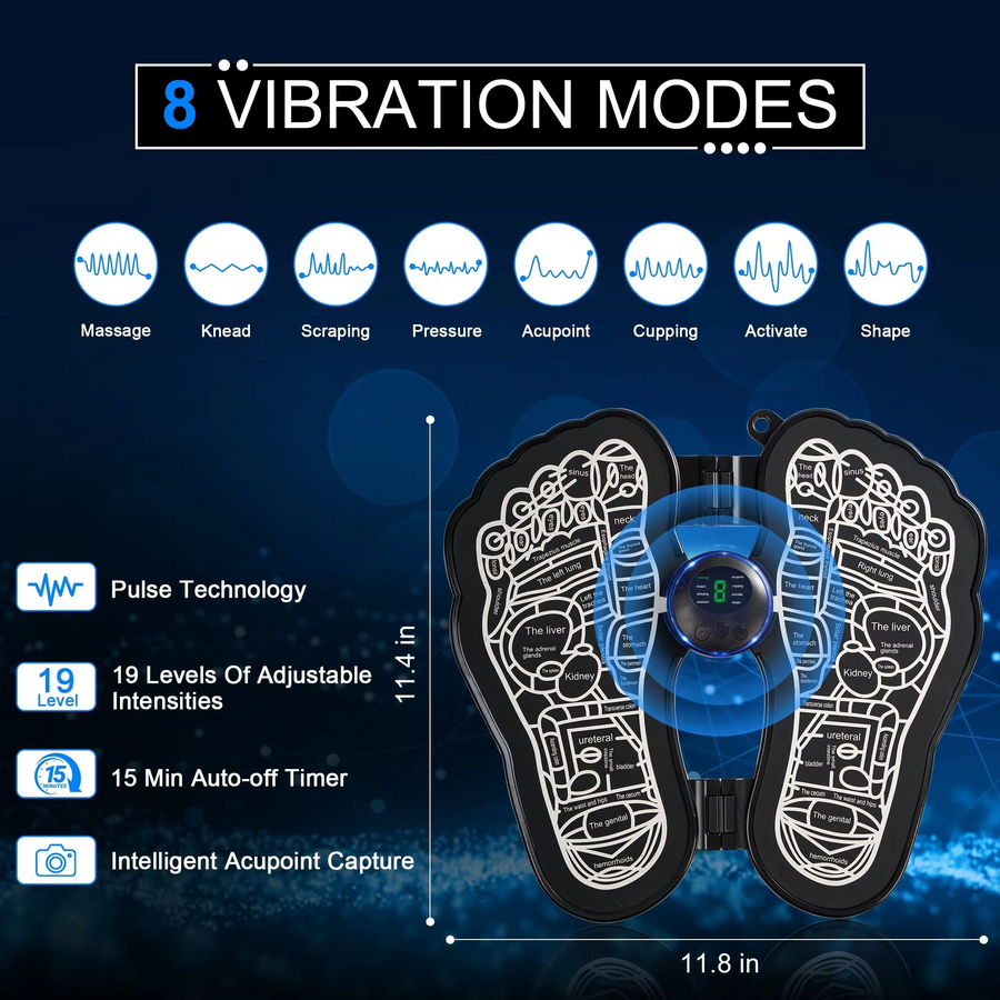 Tapis de massage EMS : Rétabli la circulation 🩸 Soulage la douleurs